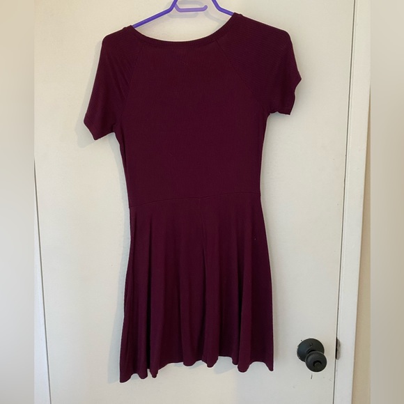 Forever 21 Burgundy Dress - Picture 2 of 2